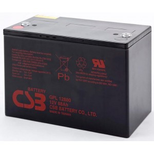 Аккумуляторная батарея CSB GPL 12880 (12V 88Ah)