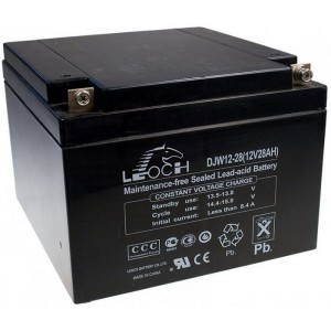 Аккумуляторная батарея Leoch DJW 12-28 (12V 28Ah)
