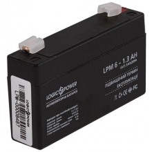 Аккумулятор LogicPower LPM 6V 1.3Ah