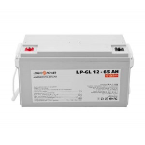 Аккумулятор LogicPower LP-GL 12V 65Ah